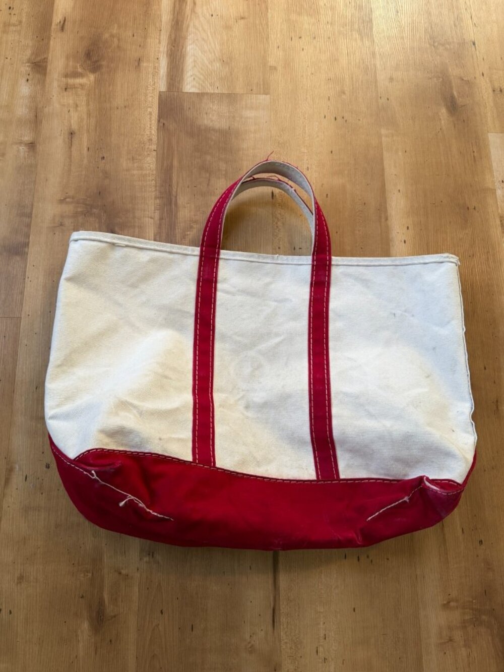 Vintage LL Bean Boat and Tote Crinkle Tag